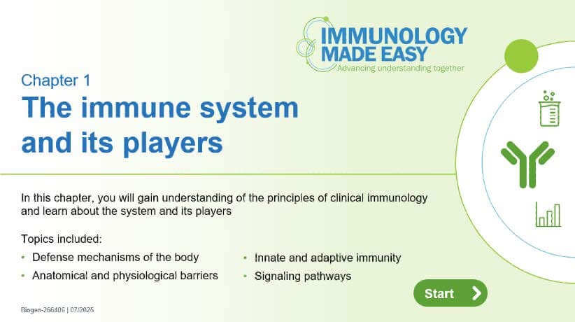 The immune system and its players
